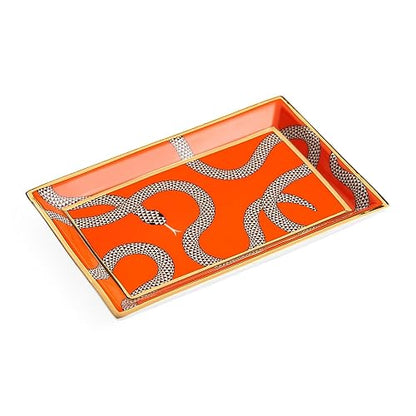 Jonathan Adler Eden Bandeja Rectangular, Naranja