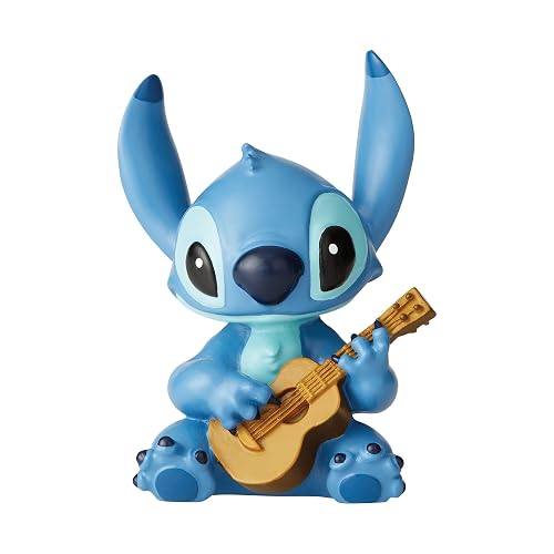 Enesco Disney Showcase - Mini Figura de Guitarra de Lilo and Stitch de 2.5 Pulgadas, Multicolor