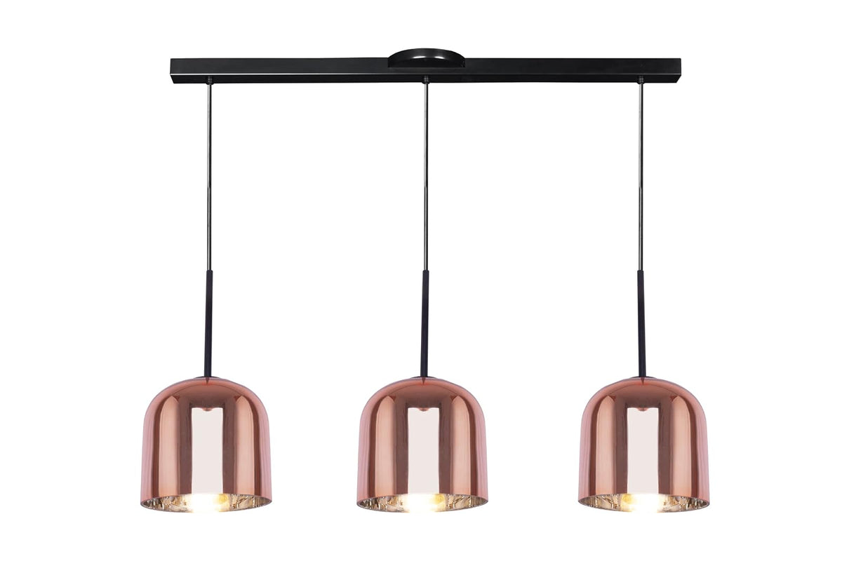 MAXXI MX-CL1817/CB/3 CANDIL EN RIEL DE VIDRIO COBRE