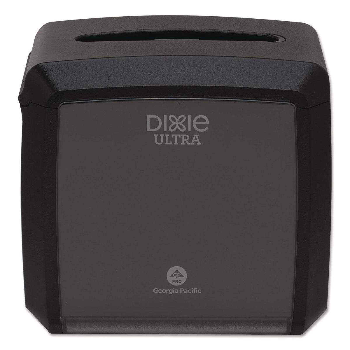 Georgia-Pacific Dixie Ultra Dispensador Servilletas Entrelazadas 54527A | Negro, capacidad 275 servilletas, 7.6 pulgadas ancho x 6.1 pulgadas profundidad x 7.2 pulgadas alto