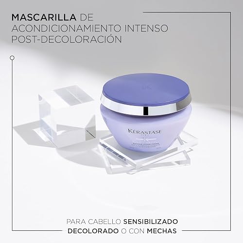 KÉRASTASE Masque Cicaextreme | Mascarilla de reparación profunda para cabello rubio dañado o sensibilizado | Con Ácido Hialurónico y Flor de Edelweiss | 200ml
