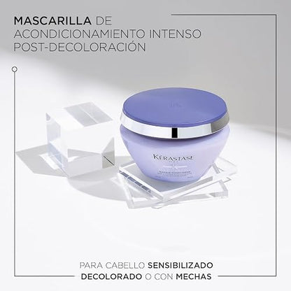 KÉRASTASE Masque Cicaextreme | Mascarilla de reparación profunda para cabello rubio dañado o sensibilizado | Con Ácido Hialurónico y Flor de Edelweiss | 200ml