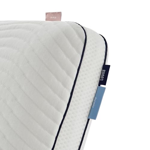 Luuna Almohada Cool Flip, Estándar, Reversible con un Lado Cálido y Otro Fresco para Cada Época del Año, Suavidad y Frescura Garantizada, Marca Mexicana