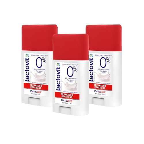 Lactovit Lactourea Desodorante Barra Reparador Piel Seca 3x60 ml