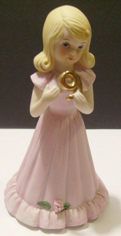 Enesco E2309 Growing up Girls from Blonde Age 9 Figurine 5 IN