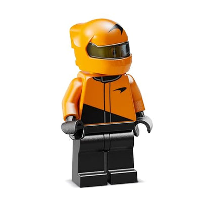 LEGO Speed Champions Auto de Carreras McLaren F1 Team MCL38 Set con vehículo, Modelo construible, Kit con 1 minifigura, Juego y Regalo Coleccionable para niños y niñas 77251