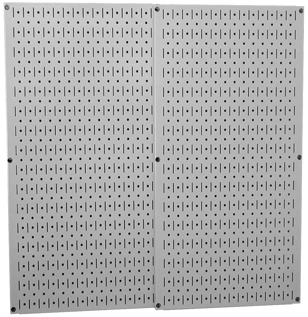Wall Control Panel de Tablero de Clavijas Metálico 32x32 pulg - Gray - Tablero de clavijas
