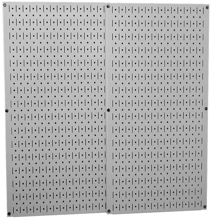 Wall Control Panel de Tablero de Clavijas Metálico 32x32 pulg - Gray - Tablero de clavijas