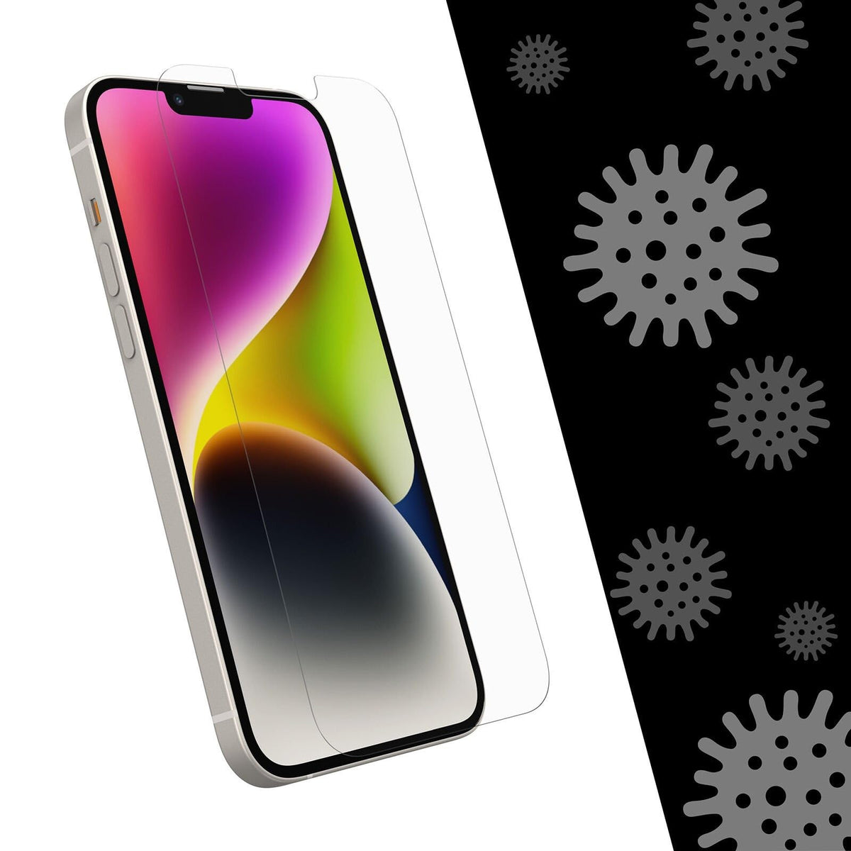 OtterBox AMPLIFY SERIES ANTIMICROBIAL Protector de Pantalla para iPhone 14 Pro (ONLY)