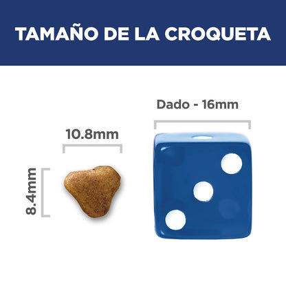 Hill's Science Diet Indoor Croquetas para Gato Senior Sabor Pollo 3.2Kg | Croquetas Hill's para gato, pollo real, vitalidad senior, salud de órganos vitales, energía diaria