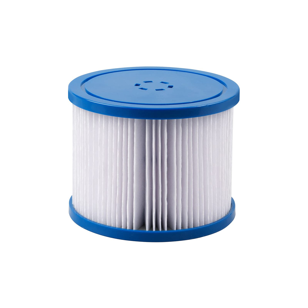 AquaSpa - 4 Cartuchos de Repuesto para Filtro de Tina de hidromasaje para Piscina, SPA, Tipo PM_SPA-P154_Gris/Negro/Blanco/Vino, Papel de Filtro Blanco Plegable para Muchos Modelos de Piscina de