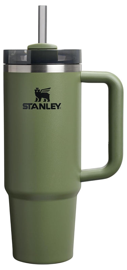 Stanley Quencher H2.0 Vaso con Asa y Popote, Tapa FlowState - 30 oz - Pino seco