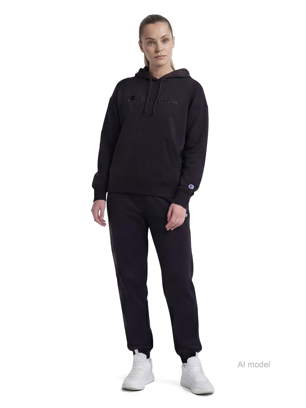 Champion Powerblend - Pantalones Deportivos de Forro Polar para Mujer, 29 Pulgadas (Tallas Grandes Disponibles)
