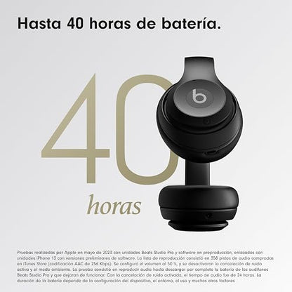 Beats Studio Pro - Audífonos Bluetooth inalámbricos con cancelación de Ruido - Audio Espacial Personalizado, Audio Lossless Mediante USB-C, compatibilidad con Apple y Android - Negro