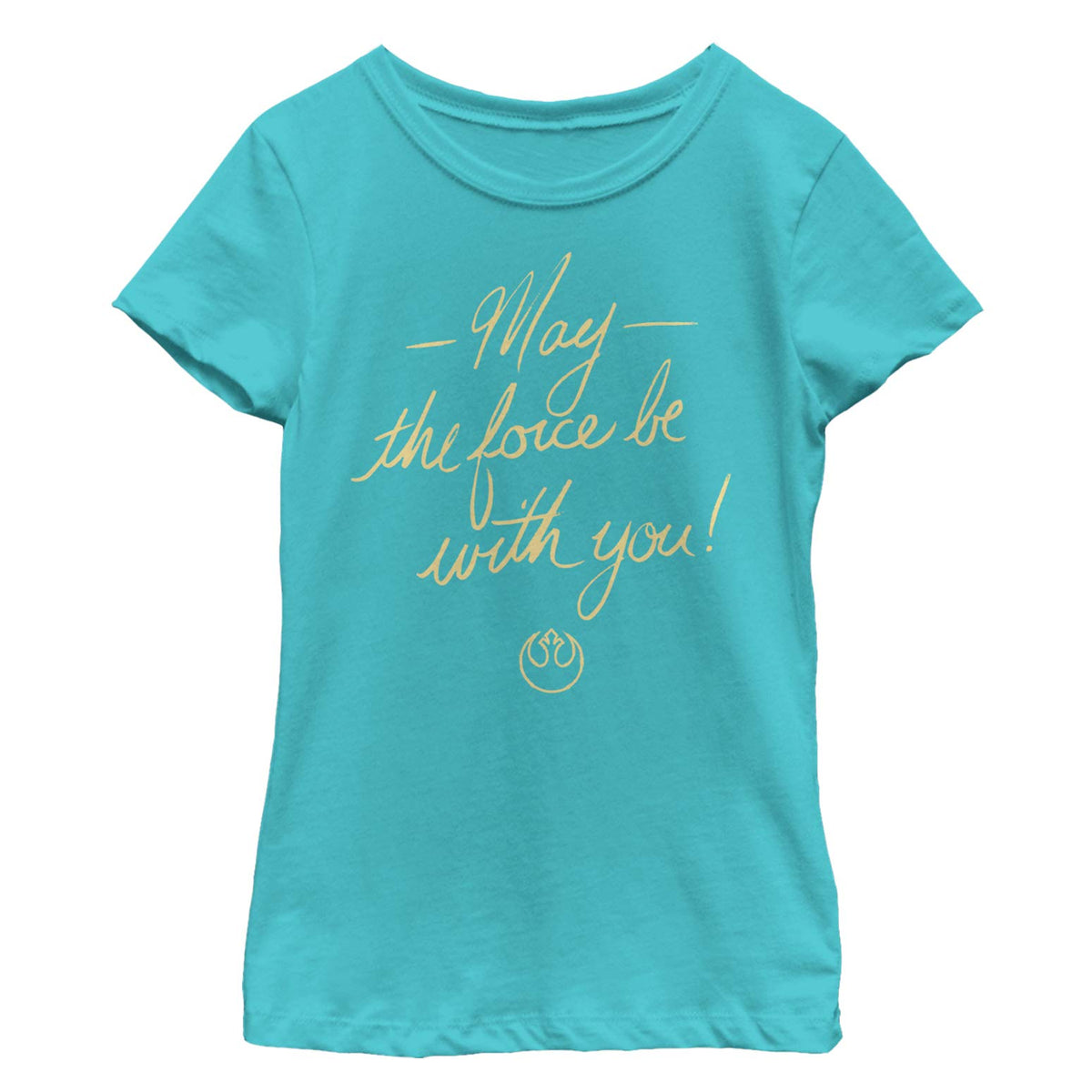 Star Wars The Force Script Camiseta Niñas