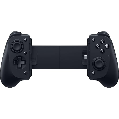 Razer Kishi V3 - Controlador de juegos para iPhone 15 y 16, Android: palillos TMR de tamaño completo - Botones traseros dobles - Se adapta a la mayoría de las fundas de teléfono - Juego con cable y