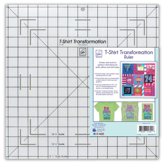 June Tailor T-Shirt Transformation Regla, 39.37 cm X 39.37 cm