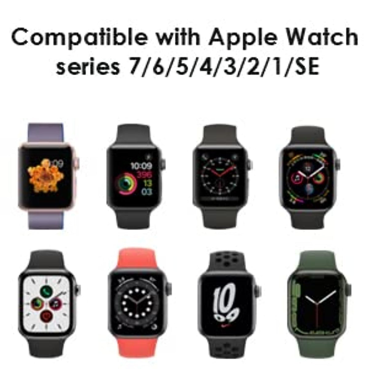 NEVOLA Cable USB-C para Cargador de Apple Watch de 6.6 pies, para iWatch Cargador magnético rápido inalámbrico Compatible con Apple Watch Series 7/6/5/4/3/2/1/SE