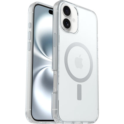 OtterBox - Funda Transparente para iPhone 16 Plus Symmetry Series, Transparente (se envía en Bolsa de plástico, Ideal para Clientes de Negocios)