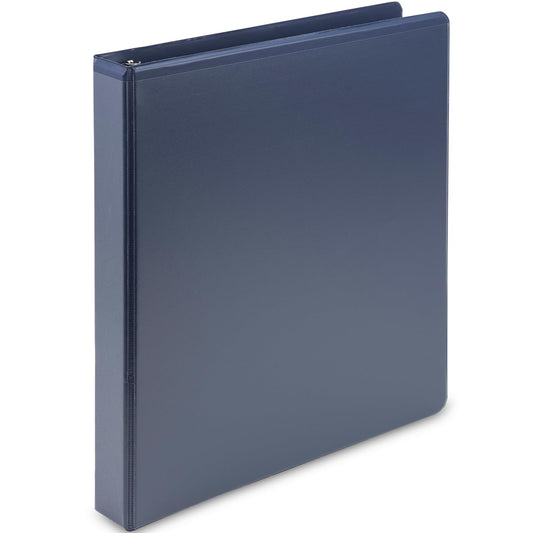Samsill Carpeta duradera con anillos en D a base de plantas, carpeta de 3 anillos de 0.5 pulgadas con capacidad de 125 hojas, fabricada en los Estados Unidos, suministros escolares y de oficina