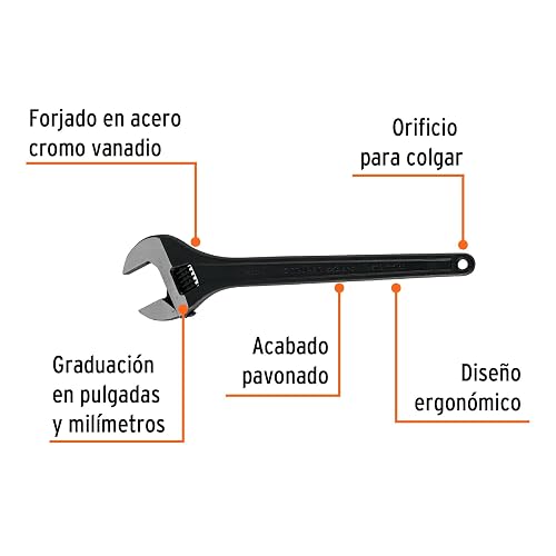 Truper Expert PET-18, Perico profesional, pavonado 18"