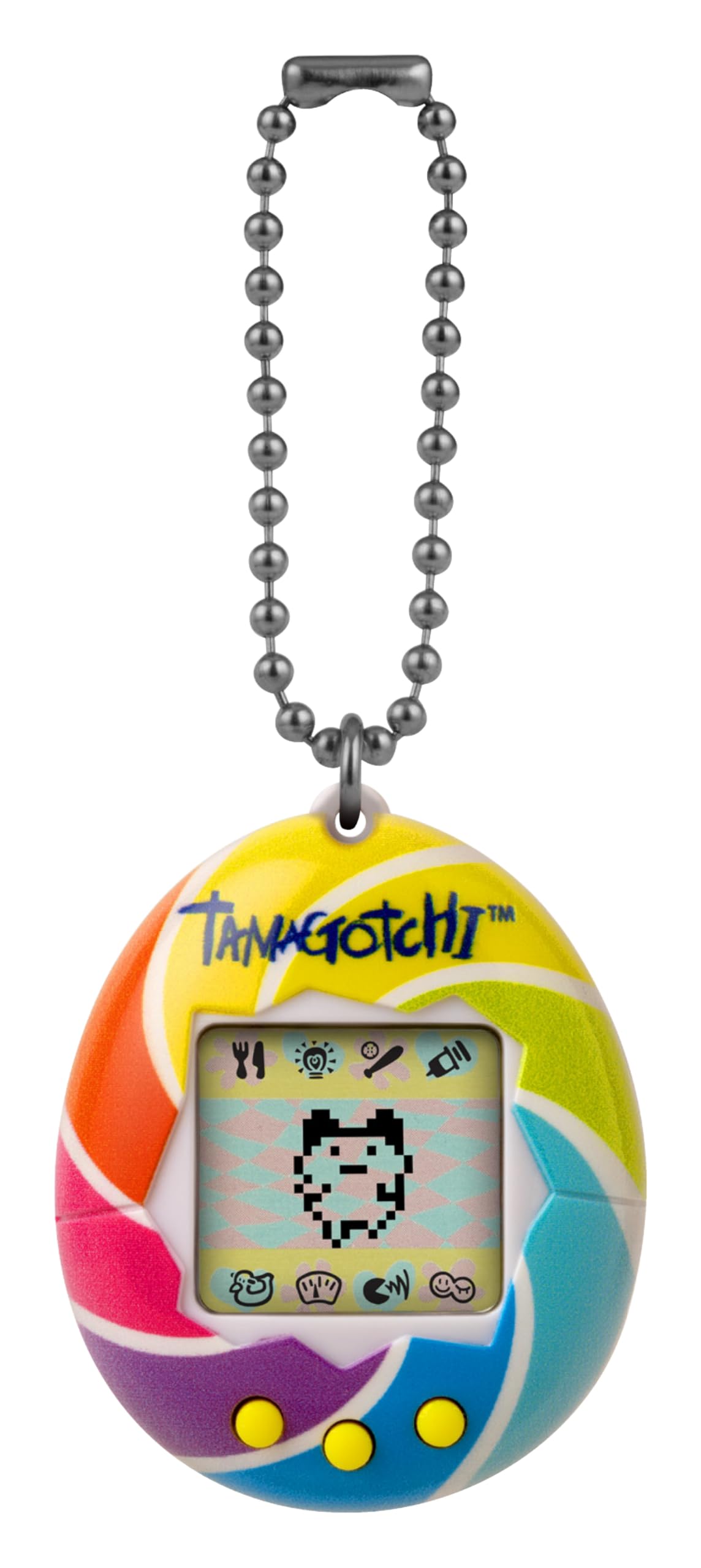 TAMAGOTCHI Original Candy Swirl Mascota Electrónica para Niños Juguete Interactivo Original de Bandai