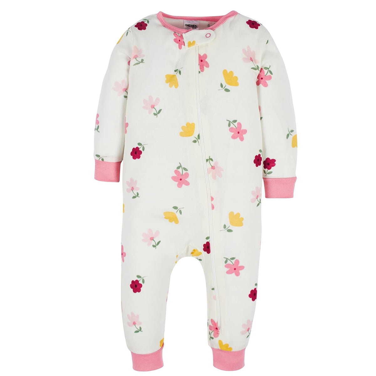 Onesies 3-Pack Snug Fit One-Piece Cotton Pajamas Dormidores para bebés y niños pequeños bebés niñas