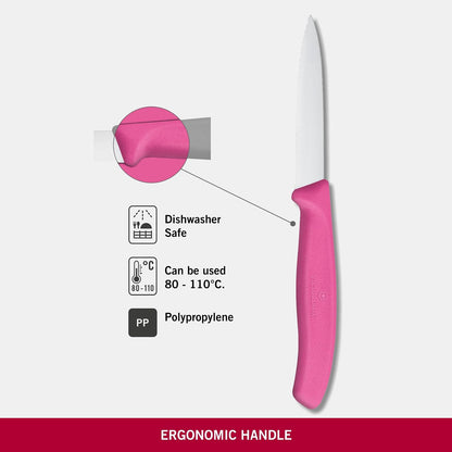 Victorinox Cuchillo Dentado, Rosa, 8 Centímetros