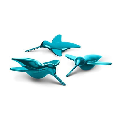 Fred & Friends 5218481 Tropic Tacks - Juego de 20 alfileres de Flamenco, Color Azul Verde, Humtacks, 1, 20