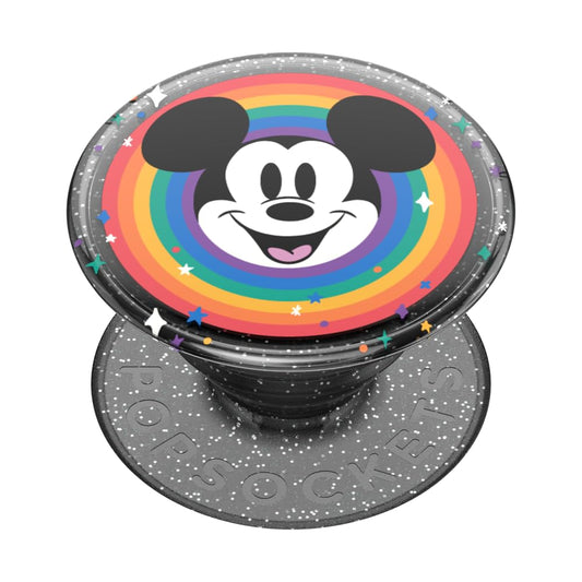 PopSockets - Empuñadura para teléfono con Soporte expandible, Agarre calcomanía, Disney - Rainbow Mickey Pride