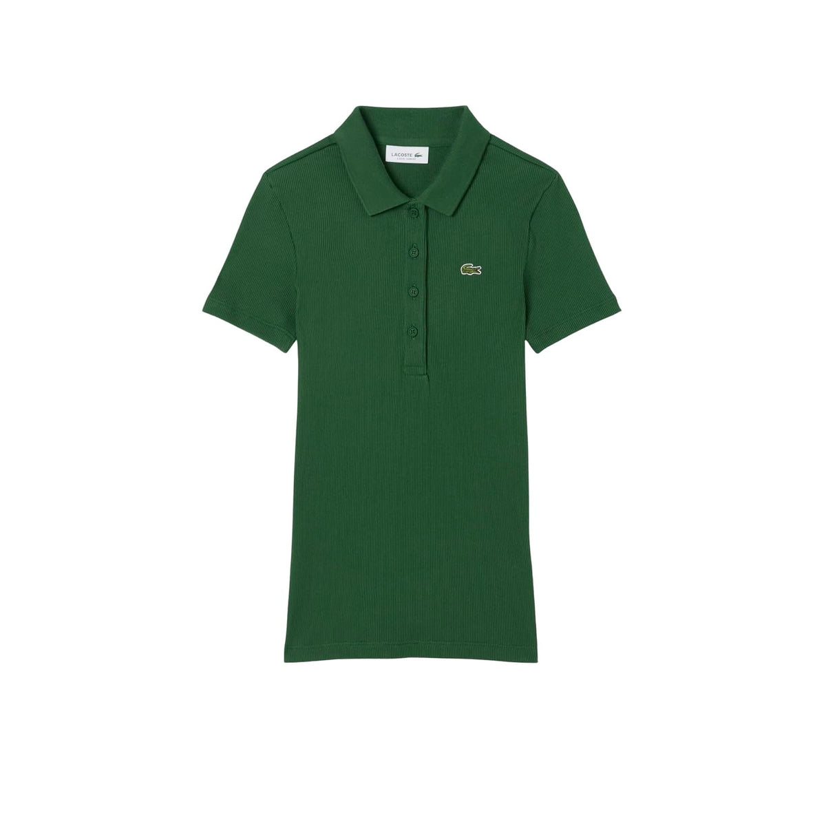 Lacoste L.12.D - Polo de algodón Acanalado para Mujer