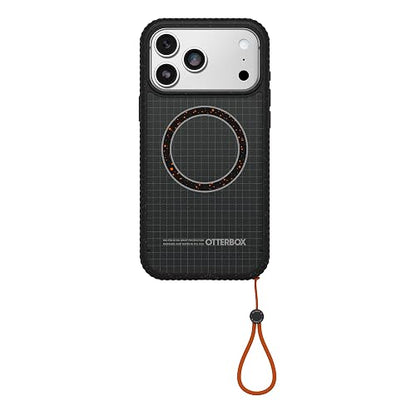Sole Series - Carcasa para iPhone 17 Pro MAX, Color Negro | Funda para iPhone con bordes de rodadura, funda protectora para iPhone con lazo para dedos, compatible con Magsafe