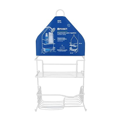 Foset CAN-2RE, Canastilla para regadera, doble, rectangular