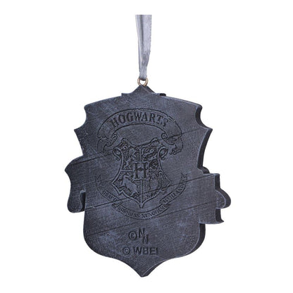 Nemesis Now Harry Potter Hufflepuff - Adorno Colgante con Escudo de Harry Potter, Amarillo, 8 cm
