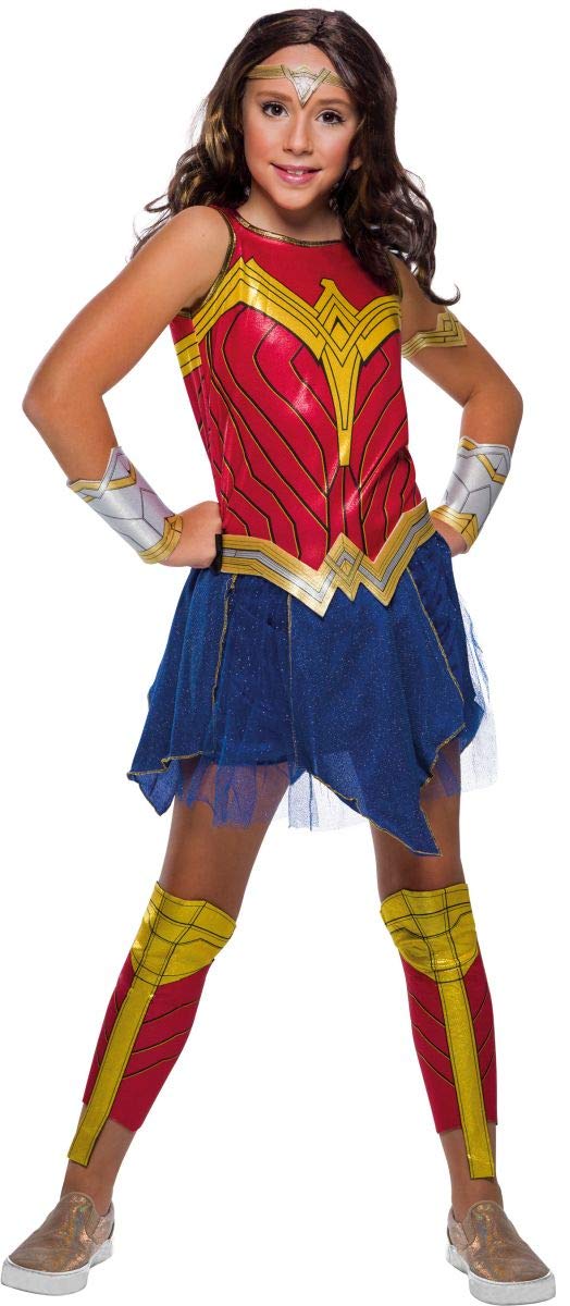 Rubie's DC Comics WW84 - Juego de disfraz de mujer maravilla de lujo para niñas, talla M para fiestas temáticas y Halloween
