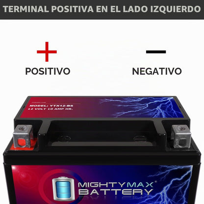 Mighty MAX Battery YTX12-BS 12V 10AH SLA Batería de Repuesto