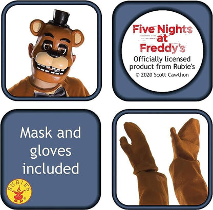 Rubie'S Costume Disfraz Infantil de Cinco Noches en Freddy'S Freddy, Cinco Noches en Freddy'S, Oso Freddy, Mediano