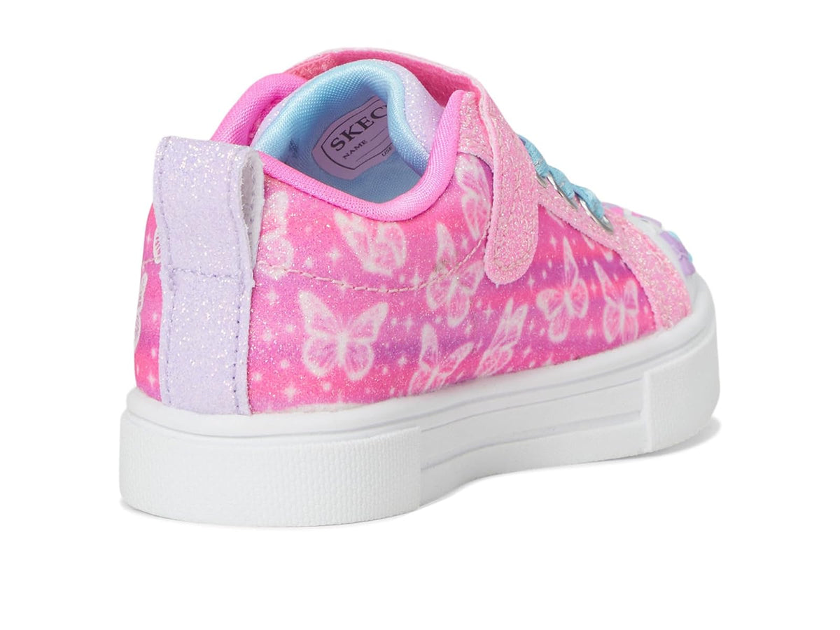 Skechers Twinkle Sparks - Zapatillas de Deporte con Efecto Degradado | Casual, iluminado, adornado con lentejuelas, cierre adaptativo, plantilla acolchada
