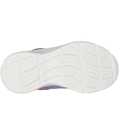 Skechers Girls Microspec Plus Swirl Sweet Sneaker