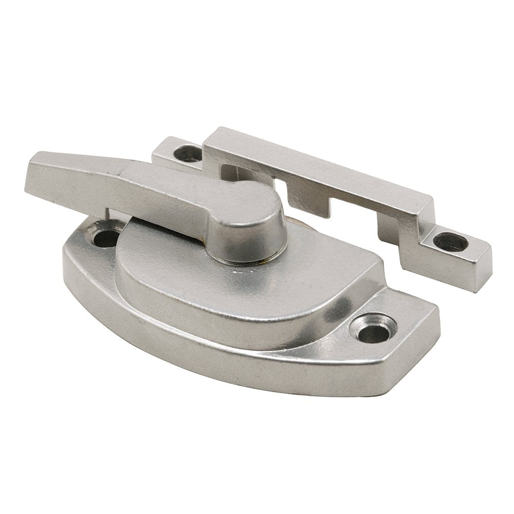 Prime-Line Products F 2588 ventana Sash Lock con Keeper, Plateado | Pintado en plata, zinc fundido a presión