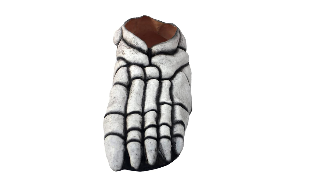 Ghoulish Prodcutions Skeleton Feet (White) Accesorio de Pies de Esqueleto, Complemento para Zapatos para Disfraz de Calaca Divertido Ideal para Halloween y Día de Muertos