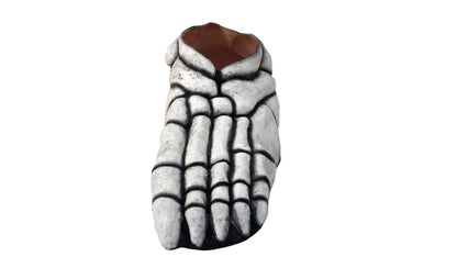 Ghoulish Prodcutions Skeleton Feet (White) Accesorio de Pies de Esqueleto, Complemento para Zapatos para Disfraz de Calaca Divertido Ideal para Halloween y Día de Muertos