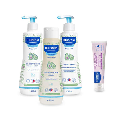 Mustela Pack Esenciales del Nacimiento, 4 productos básicos para tu bebé