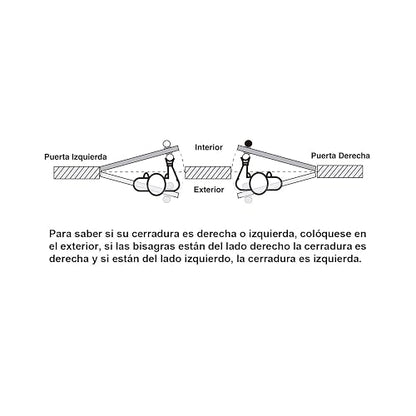 Phillips - Reserveage Nutrition Cerradura de Sobreponer HS 4100 AS6 Insta Fácil Izquierda Acero Inoxidable