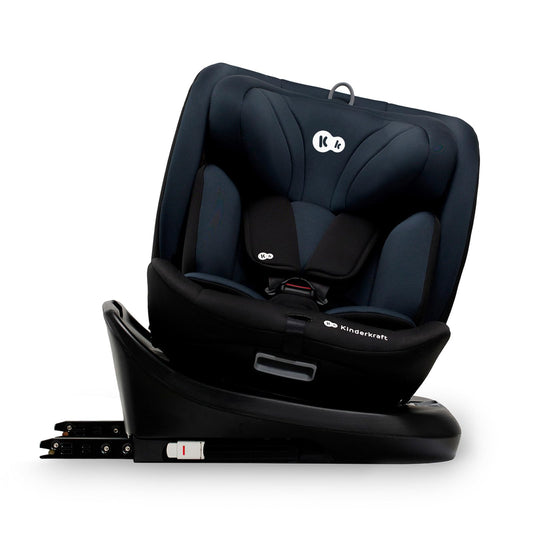 Kinderkraft I-GROW Autoasiento, I-SIZE 40-150 cm, Isofix, Silla automóvil bebé, Asiento infantiles, para niños, Ajustable, Sillade, RWF, FWF, Asiento de automóvil, 360º, Grupo 0+/1/2/3, 0-36 kg, Negro