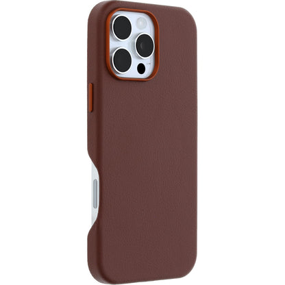 OtterBox iPhone 16 Pro MAX Symmetry Series - Piel de Cactus para MagSafe - Adobe Brown