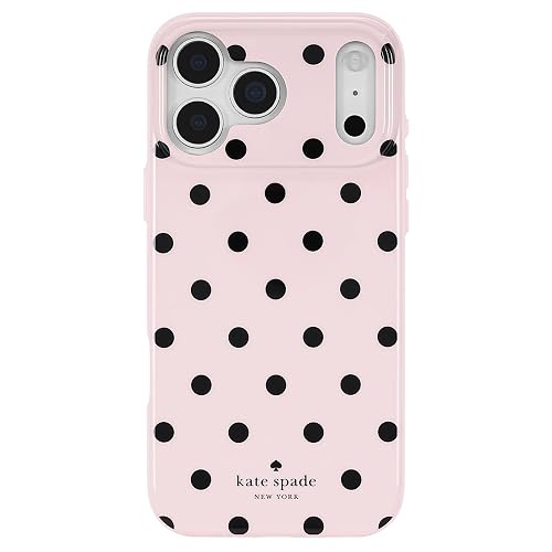 Kate Spade New York Funda para iPhone 17 Pro MAX - Compatible con MagSafe - Funda de teléfono de diseño - Cabana Dot Rosa