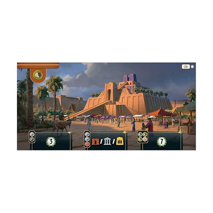 Repos Production - Expansión del juego de mesa 7 Wonders Edifice | Juego de estrategia de construcción de civilizaciones antiguas | Divertido juego familiar