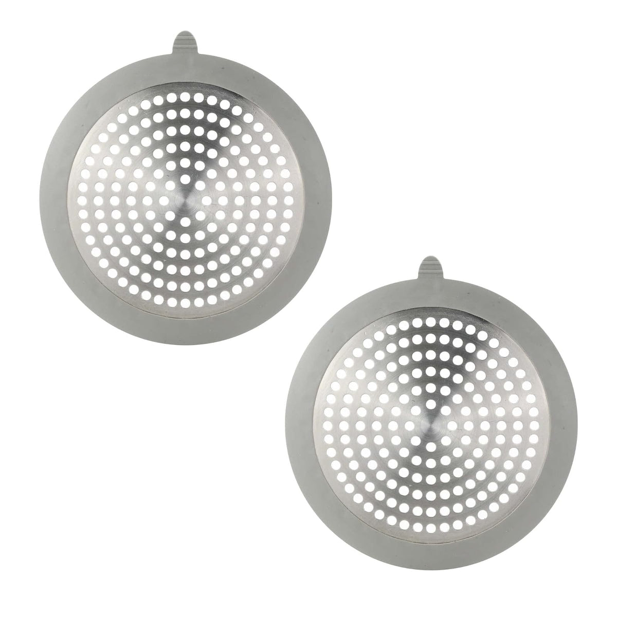 Danco 11040P - Colector de Pelo para Fregadero de baño, Protector de Drenaje de Tina, colador de Fregadero y Tina, Paquete de 2