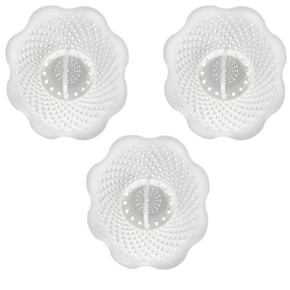 Danco - Atrapapelos para lavabo, Bathtub - In-Drain - Pack of 3, Blanco - Bathtub - In-Drain - Pack of 3